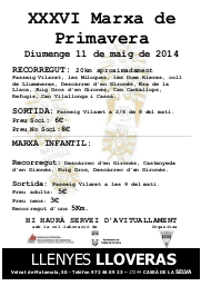 XXXVI Marxa de Primavera 2014